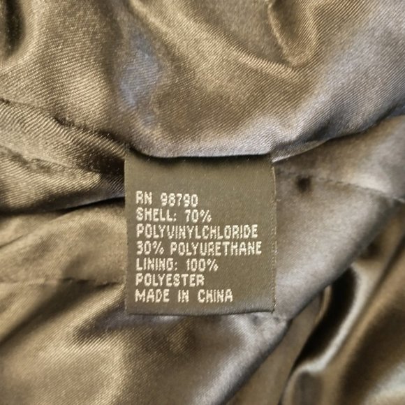 Rampage Outerwear Black Belted Trench Faux Fur Jacket - Picture 11 of 12